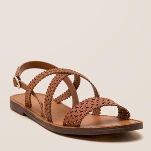 Francesca's Laser-Cut Sandals